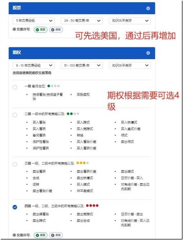 期权也是只选美国