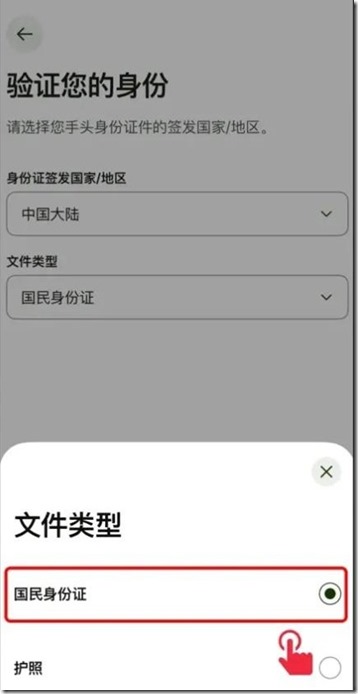 验证你的身份 国民身份证
