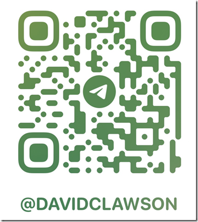 自己的TG号码 @DavidClawson